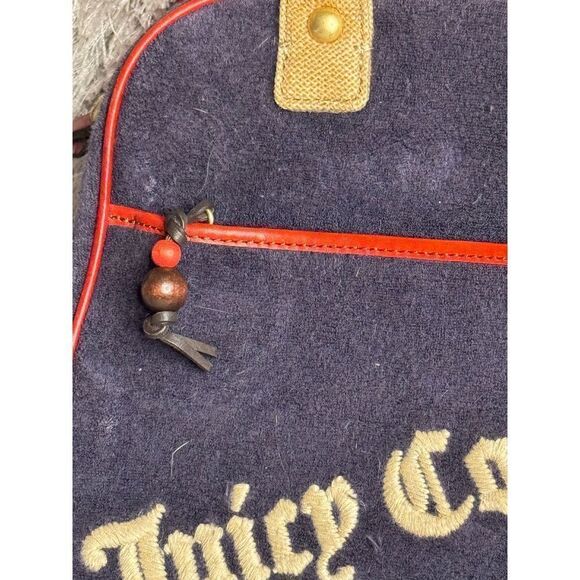 Vintage og juicy couture strawberry velour makeup cosmetic case bag - Picture 3 of 12